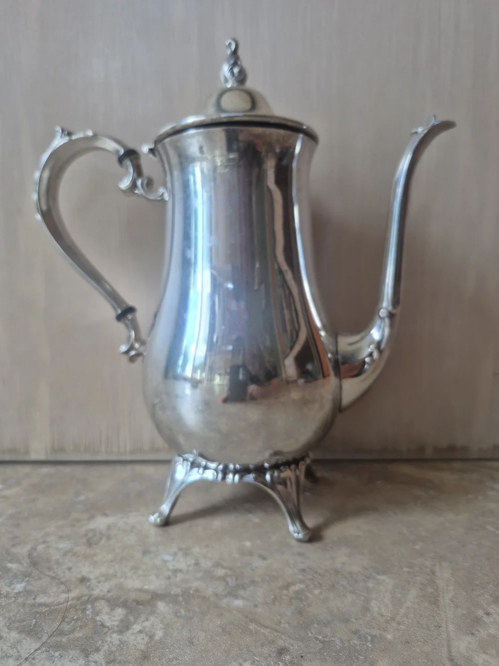 Classic Silverplate Coffee Pot - Polished Silver Finish
